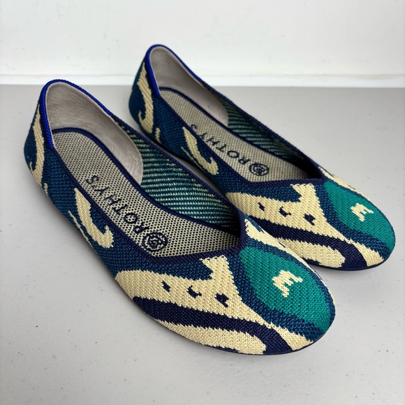 Rothy's Shoes - Rothy's Moroccan Blue Flats Women’s 6 Round Toe